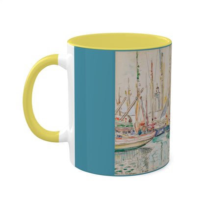 Groix by Paul Signac Colorful Mugs, 11oz