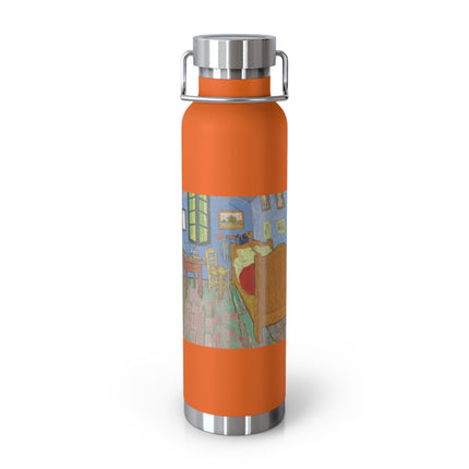 The Bedroom by Vincent van Gogh Copper Vacuum Insulated Bottle, 22oz