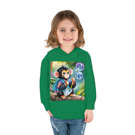 Bubble Magic in the Jungle Toddler Pullover Fleece Hoodie