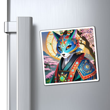 Cyberpunk Samurai Magnets (3 Sizes)