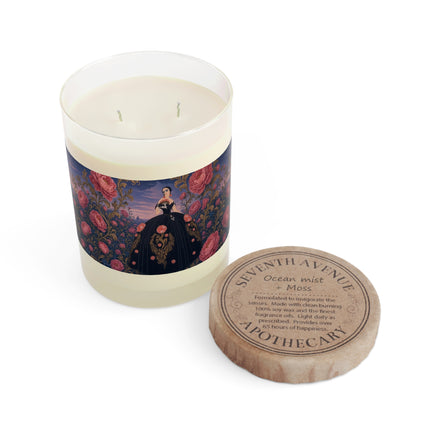 🌹🖤 The Lady Of The Midnight Rose Garden Scented Candle – Art Deco Floral Elegance