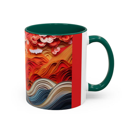 Vibrant Sunrise Sky Colorful Mugs (11oz, 15oz)