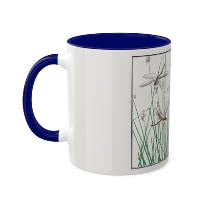 Dragonflies by Morimoto Toko Colorful Mugs, 11oz