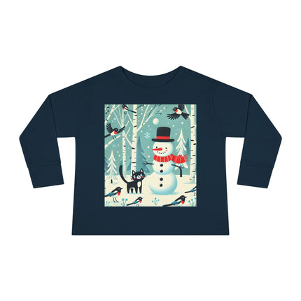 Frosty Forest Friends Toddler Long Sleeve Tee