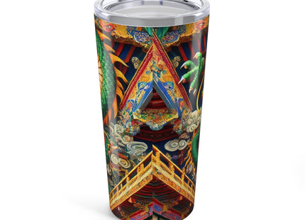 Tibetan Dragon Above Kabuki Stage Bento Lunch Box Tumbler 20oz