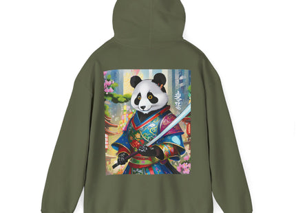Cyberpunk Samurai Panda – Heavy Blend™ Hooded Sweatshirt