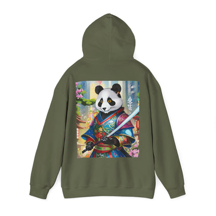 Cyberpunk Samurai Panda – Heavy Blend™ Hooded Sweatshirt