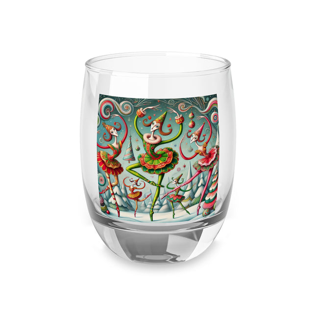 Christmas Ballet of the Absurd Whiskey Glass