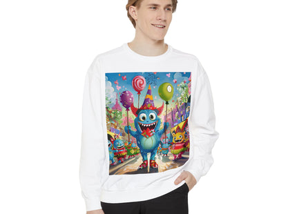 Monster Parade Madness Unisex Garment-Dyed Sweatshirt