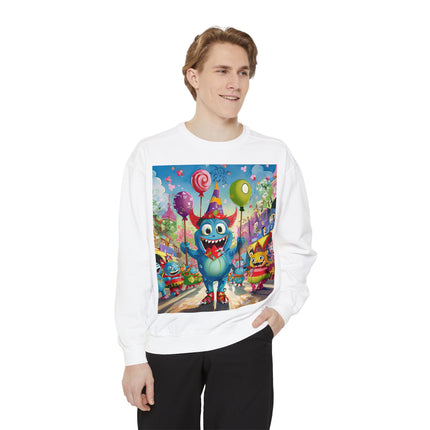 Monster Parade Madness Unisex Garment-Dyed Sweatshirt
