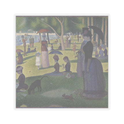 A Sunday on La Grande Jatte by Georges Seurat Kiss-Cut Stickers (4 Sizes)