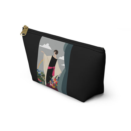 Rainbow Reverie Cosmetic Bag – Serene Elegance & Quiet Hope