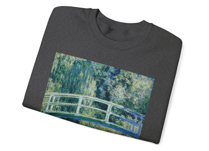 Water Lilies and Japanese Bridge by Claude Monet Heavy Blend™ Crewneck Sweatshirt