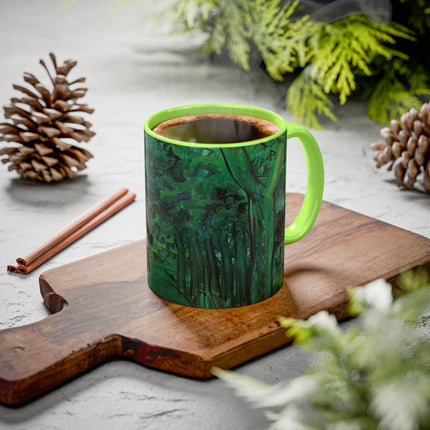 Route en forêt by Raoul Dufy Colorful Mugs (11oz, 15oz)