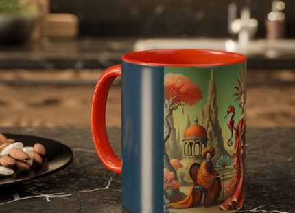 The Seahorse Court Colorful Mugs (11oz, 15oz)
