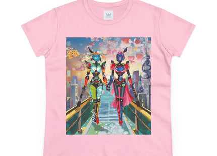 Cyber Punk Robot Models Cotton Tee