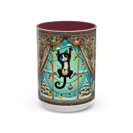 Mischief in Tinselland Colorful Mugs (11oz, 15oz)