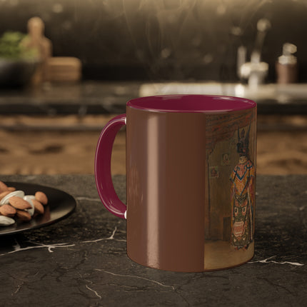 A Buddhist Lama at a Feast at Pemionchi Monastery by Vasily Vereshchagin Colorful Mugs, 11oz