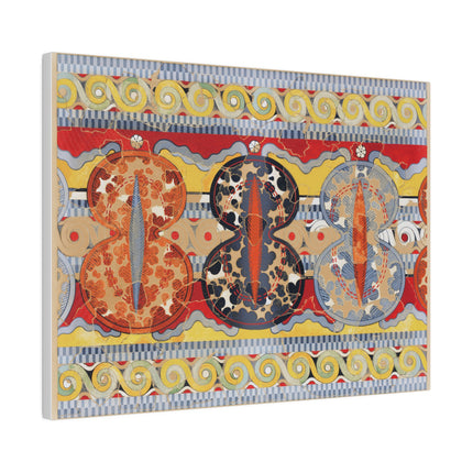 Shield Frieze – Mycenaean Fresco Reproduction by Emile Gilliéron