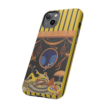 Falbalas et fanfreluches La paresse (Laziness) by George Barbier Phone Cases