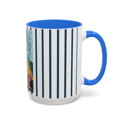 Art Deco Christmas Elegance Colorful Mugs (11oz, 15oz)
