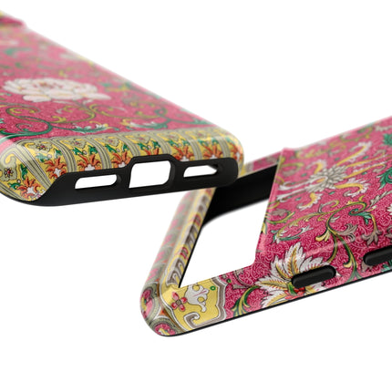 Pink Floral Pattern by Owen Jones Phone Cases