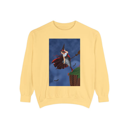 The Enchanted Witch Unisex Garment-Dyed Sweatshirt