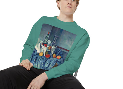The Peppermint Bottle by Paul Cézanne Unisex Garment-Dyed Sweatshirt