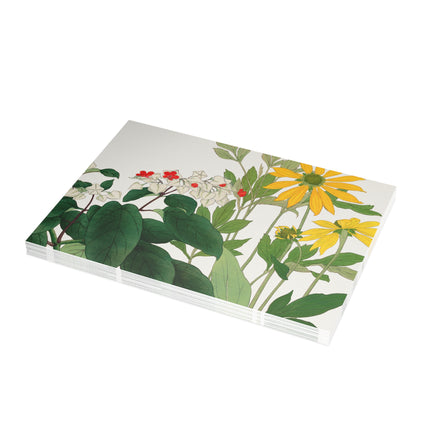Clerodendrum & Rudbeckia by Tanigami Kônan Greeting Cards (1, 10, 30, and 50pcs)