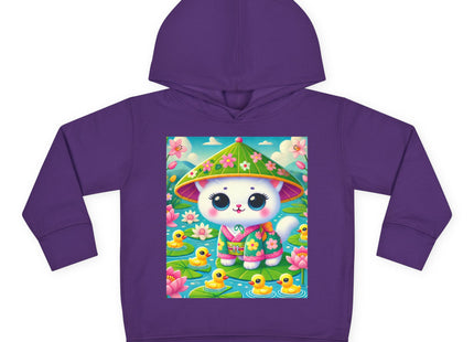 Lily Pond Stroll Toddler Pullover Fleece Hoodie