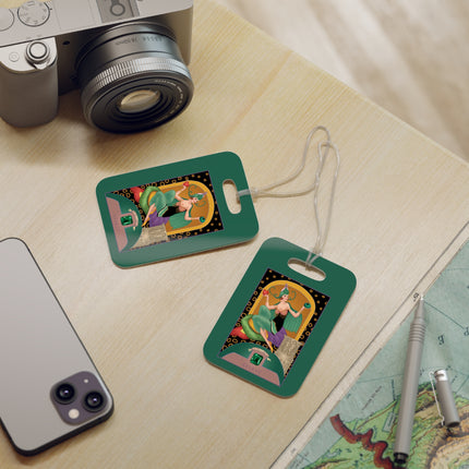 May & Emerald (from the Gem Series) by Sofia Chiostri Luggage Tags - Rectangle & Round