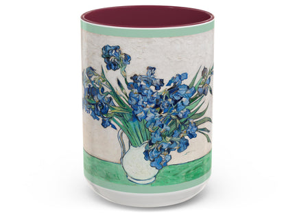 Irises by Vincent Van Gogh Colorful Mugs (11oz, 15oz)