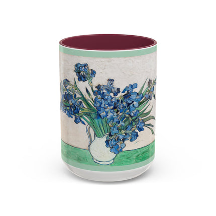 Irises by Vincent Van Gogh Colorful Mugs (11oz, 15oz)
