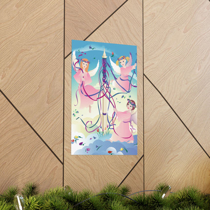 Angelic Revelry Premium Matte Vertical Posters
