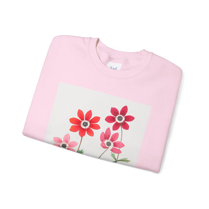 Anemoon, Anemone by Anselmus Boëtius de Boodt Heavy Blend™ Crewneck Sweatshirt