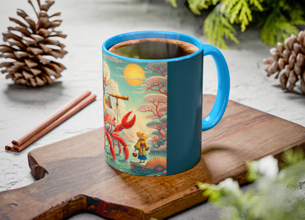 The Celestial Crab Navigator Colorful Mugs (11oz, 15oz)