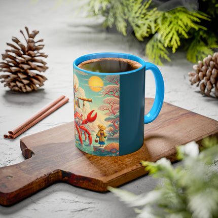 The Celestial Crab Navigator Colorful Mugs (11oz, 15oz)