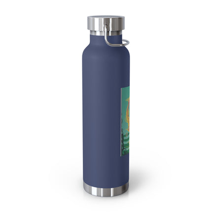Golden Serenity Copper Vacuum Insulated Bottle, 22oz