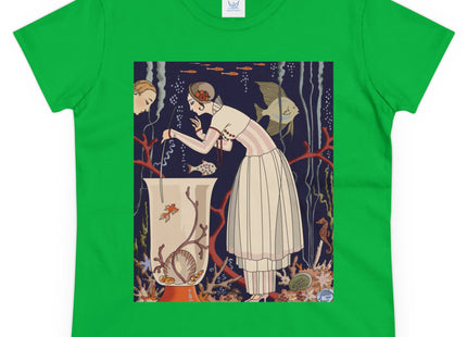L'Etourdissant Petit Poisson (The Dazzling Little Fish) by George Barbier Women's Midweight Cotton Tee