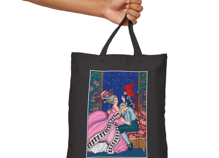 The Jealous Parrot by George Barbier Cotton Canvas Tote Bag