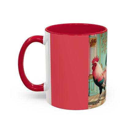 The Salon Rooster Colorful Mugs (11oz, 15oz)