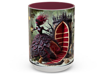 Malice in Wonderland – Gothic Halloween Colorful Mugs (11oz, 15oz)