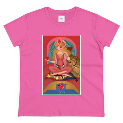 July & Ruby (from the Gem Series) by Sofia Chiostri Women's Midweight Cotton Tee