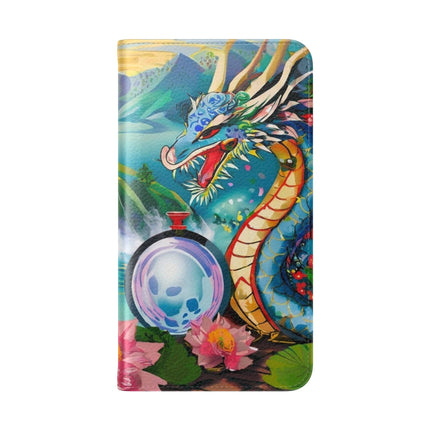 🐉💎 Wisdom's Guardian Flip Case – Dragon's Embrace & Eternal Wisdom