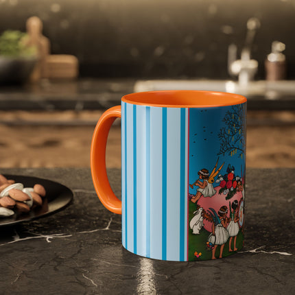 Enchanted Easter Gathering Colorful Mugs (11oz, 15oz)