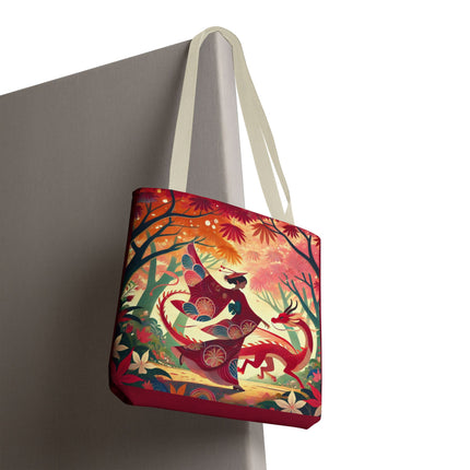 The Dragon Fairy’s Dance Tote Bag – Enchanted Grace & Spring Magic