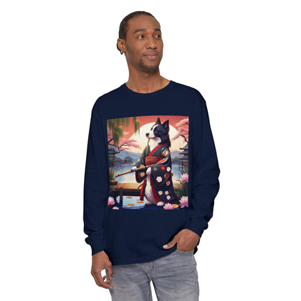 Border Collie Warrior Long Sleeve T-Shirt