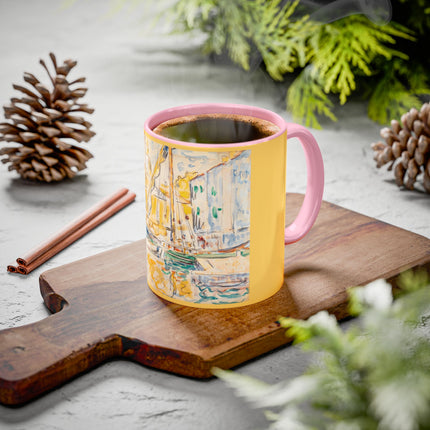 Saint-Tropez by Paul Signac Colorful Mugs (11oz, 15oz)