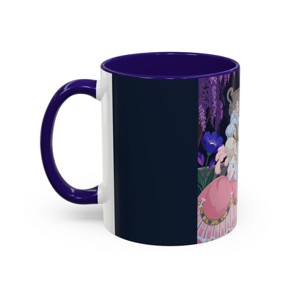 The Moonlit Garden Serenade Colorful Mugs – Art Deco Musical Elegance