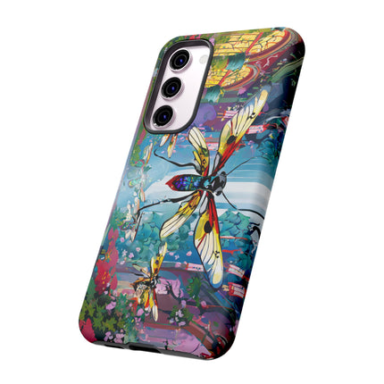 Neon Swarm Phone Cases